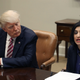 President Donald Trump and Seema Verma, administrator of the Centers for Medicare and Medicaid Service, on March 22, 2017, in Washington, D.C. (Mark Wilson/Getty Images)